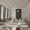 Ekena Millwork 66 56W x 66 56H x 14T Large May Decorative Fretwork Wood Ceiling Panels, Walnut CELW67X67X0250MAYWA - alternate 7